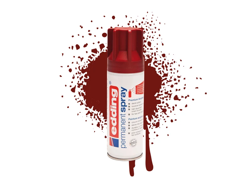 Edding 5200 | Acryllack Spray Permanent 200ml intensiv deckend & schnell trocknend für Innen & Aussen