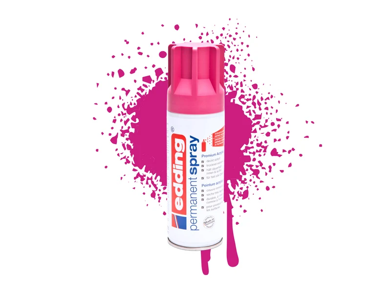 Edding 5200 | Acryllack Spray Permanent 200ml intensiv deckend & schnell trocknend für Innen & Aussen