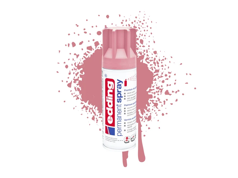 Edding 5200 | Acryllack Spray Permanent 200ml intensiv deckend & schnell trocknend für Innen & Aussen