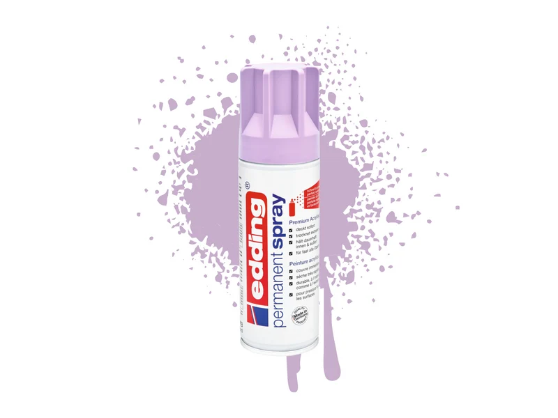 Edding 5200 | Acryllack Spray Permanent 200ml intensiv deckend & schnell trocknend für Innen & Aussen