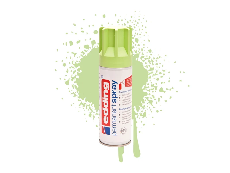Edding 5200 | Acryllack Spray Permanent 200ml intensiv deckend & schnell trocknend für Innen & Aussen