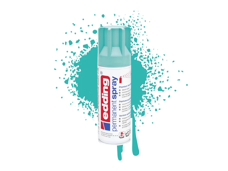 Edding 5200 | Acryllack Spray Permanent 200ml intensiv deckend & schnell trocknend für Innen & Aussen