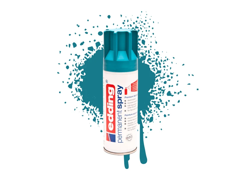 Edding 5200 | Acryllack Spray Permanent 200ml intensiv deckend & schnell trocknend für Innen & Aussen