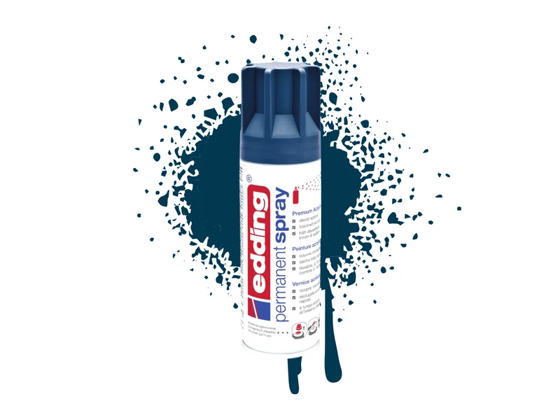 Edding 5200 | Acryllack Spray Permanent 200ml intensiv deckend & schnell trocknend für Innen & Aussen