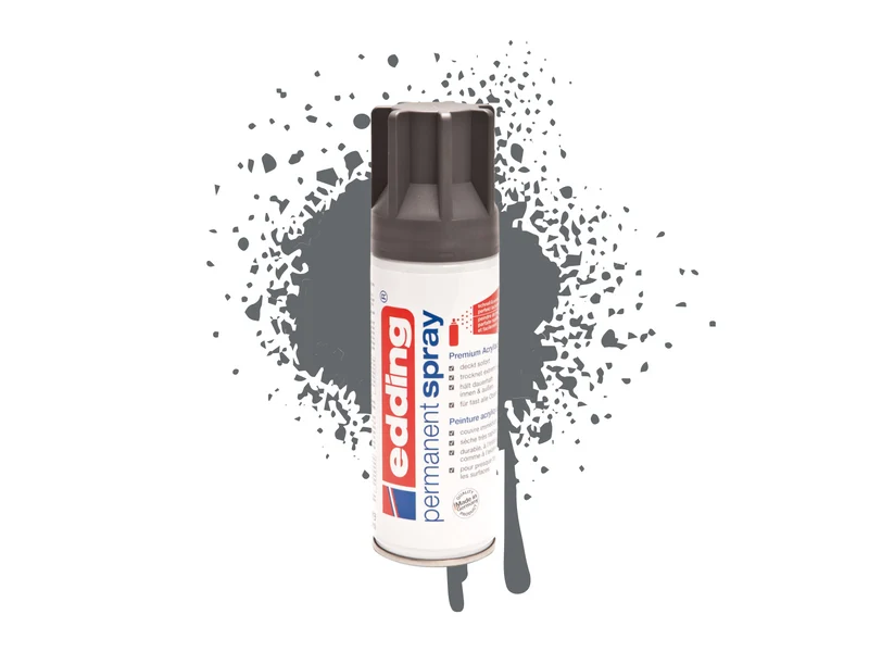 Edding 5200 | Acryllack Spray Permanent 200ml intensiv deckend & schnell trocknend für Innen & Aussen