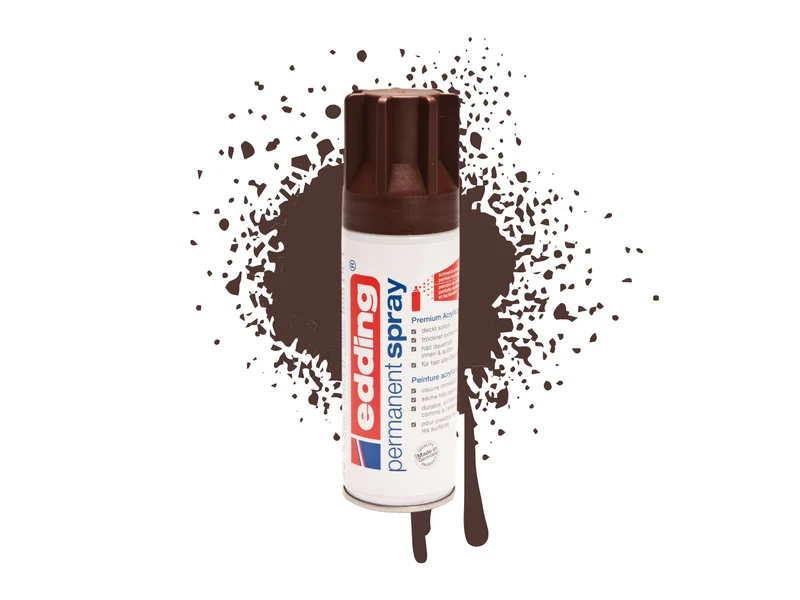 Edding 5200 | Acryllack Spray Permanent 200ml intensiv deckend & schnell trocknend für Innen & Aussen