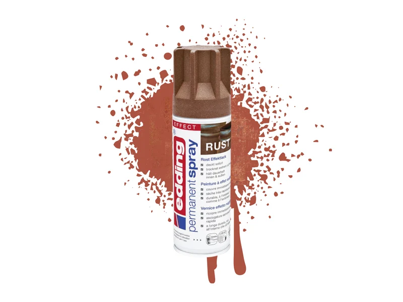 Edding 5200 | Acryllack Spray Permanent 200ml intensiv deckend & schnell trocknend für Innen & Aussen