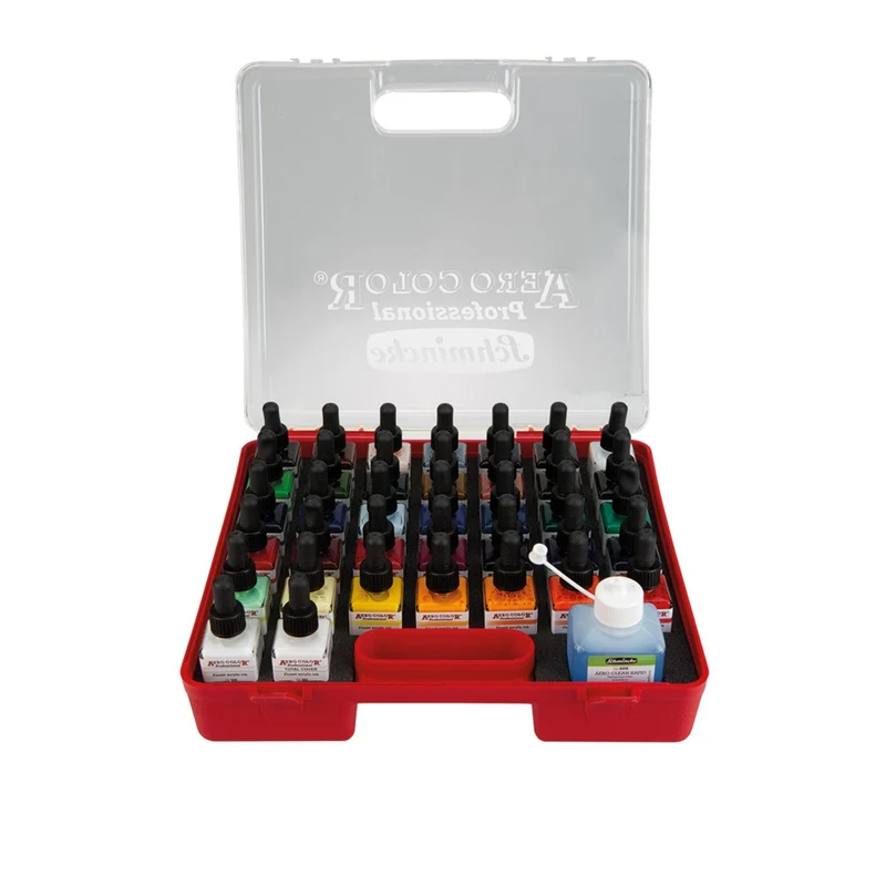Schmincke | AERO COLOR Professional Airbrush Farbe Set 37x28ml