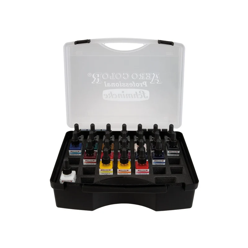 Schmincke | AERO COLOR Professional Airbrush Farbe Set 16x28ml