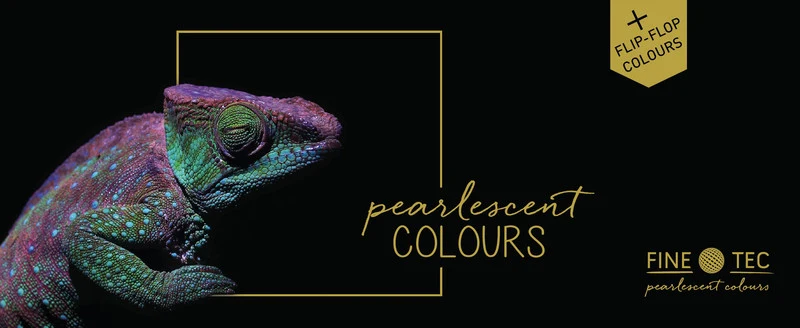 FINETEC | Perlglanzfarben Essentials Colourful Aquarellfarben Set 24 Näpfchen brillante Effektfarben