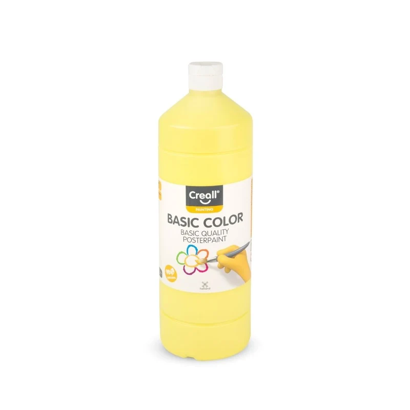 Creall | Basic Color Plakatfarbe 1 L Wasserbasiert & deckend, Schnell trocknend