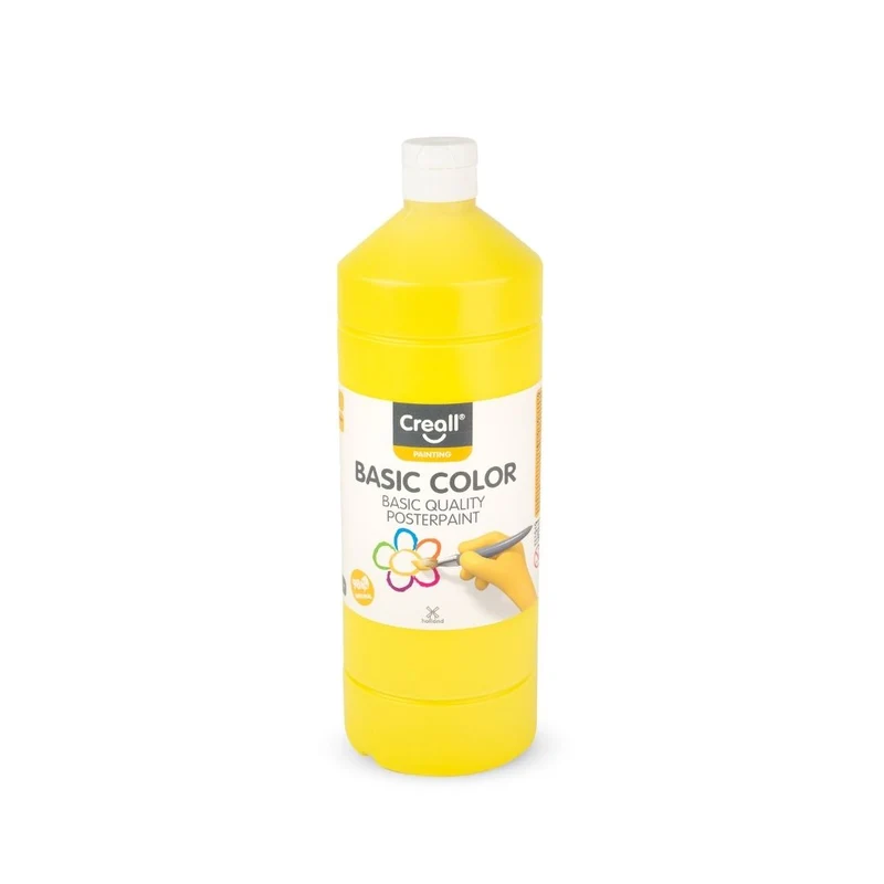 Creall | Basic Color Plakatfarbe 1 L Wasserbasiert & deckend, Schnell trocknend