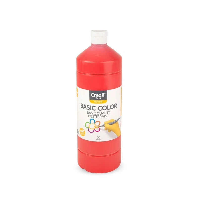 Creall | Basic Color Plakatfarbe 1 L Wasserbasiert & deckend, Schnell trocknend