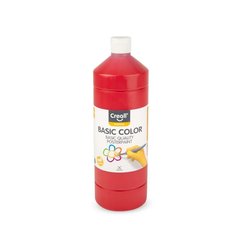 Creall | Basic Color Plakatfarbe 1 L Wasserbasiert & deckend, Schnell trocknend