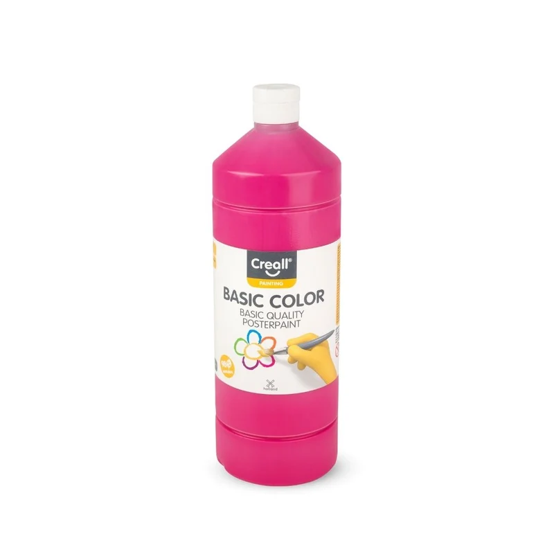 Creall | Basic Color Plakatfarbe 1 L Wasserbasiert & deckend, Schnell trocknend