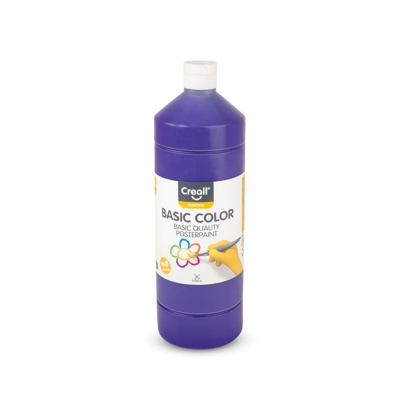 Creall | Basic Color Plakatfarbe 1 L Wasserbasiert & deckend, Schnell trocknend