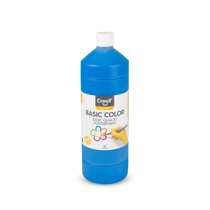 Creall | Basic Color Plakatfarbe 1 L Wasserbasiert & deckend, Schnell trocknend