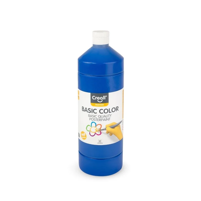 Creall | Basic Color Plakatfarbe 1 L Wasserbasiert & deckend, Schnell trocknend
