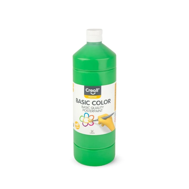 Creall | Basic Color Plakatfarbe 1 L Wasserbasiert & deckend, Schnell trocknend