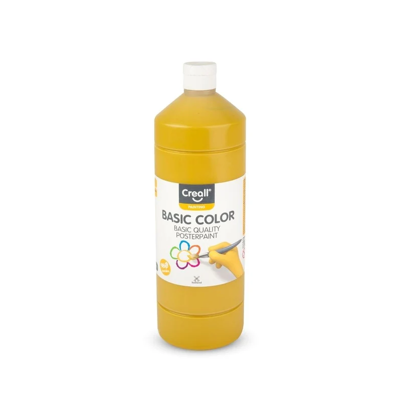 Creall | Basic Color Plakatfarbe 1 L Wasserbasiert & deckend, Schnell trocknend