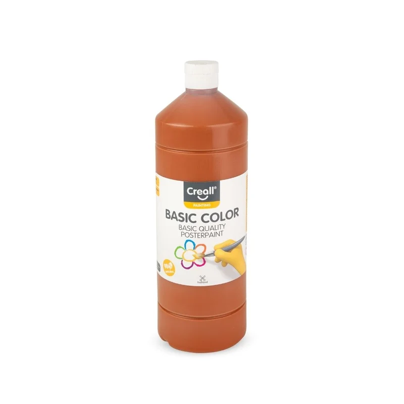 Creall | Basic Color Plakatfarbe 1 L Wasserbasiert & deckend, Schnell trocknend