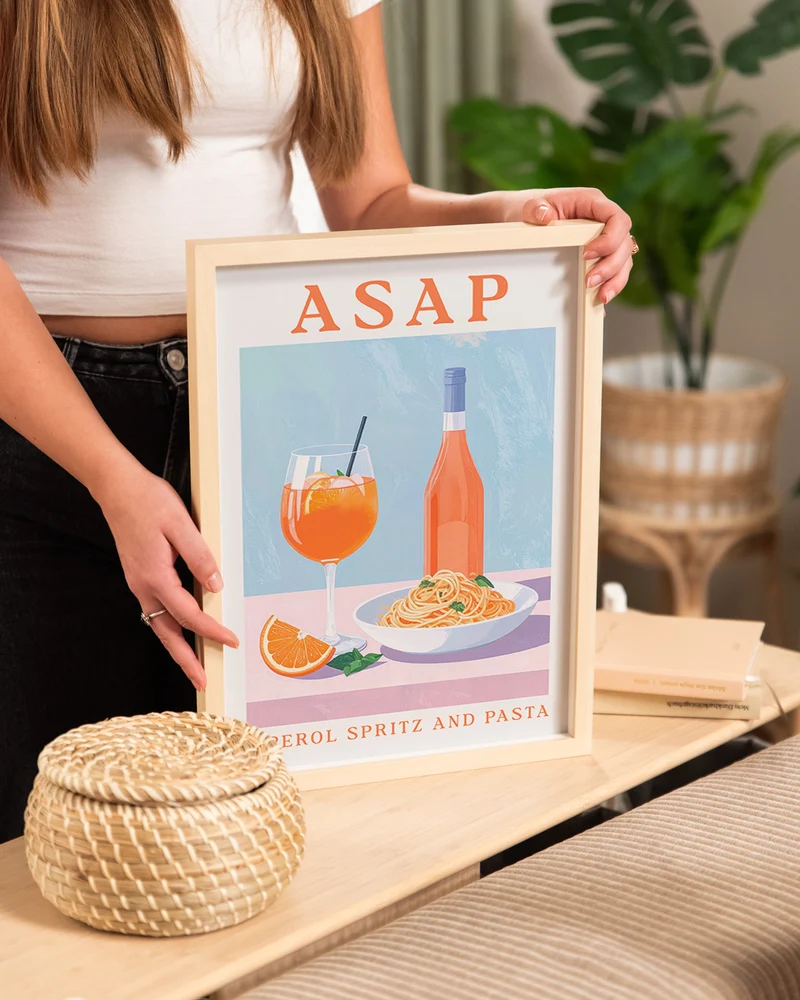 ASAP – Aperol Spritz and Pasta - Poster