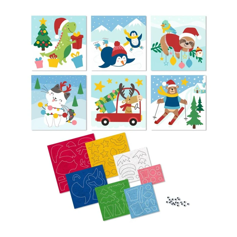 Bastelset Filzbilder "Winter friends"