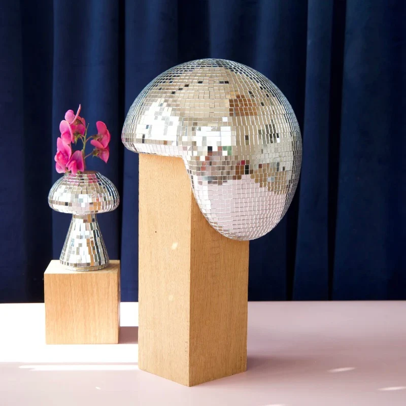 Disco-Kugel Skulptur | Spiegelnde Deko | L'expressionist