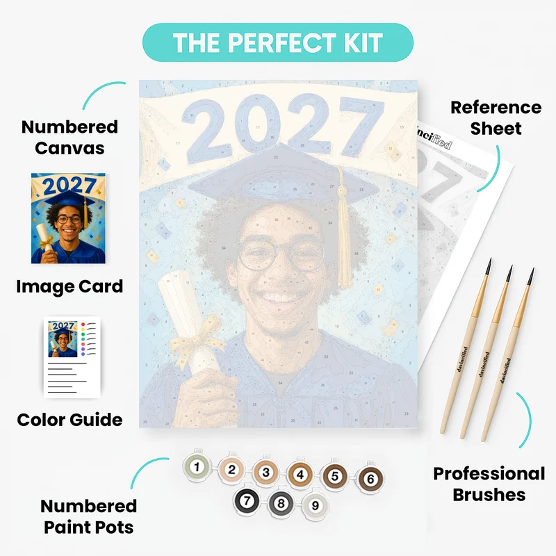 Class of Your Year - Custom Paint by Numbers Kit