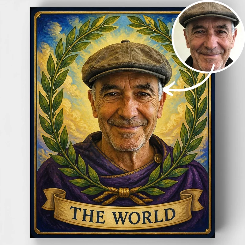 The World Tarot Portrait - Custom Paint by Numbers Kit