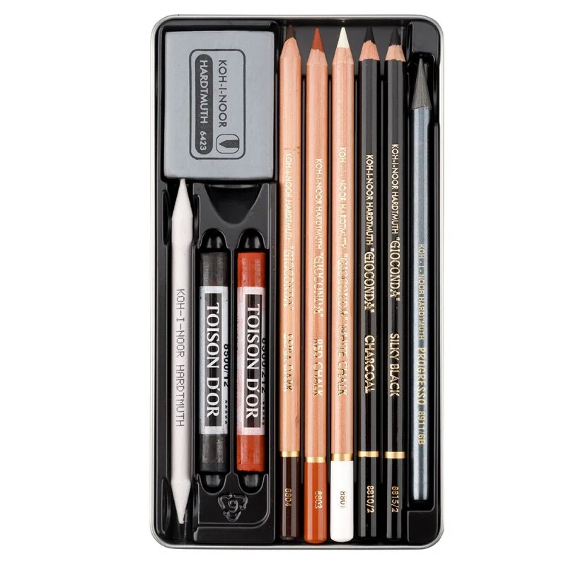KOH-I-NOOR | Gioconda Art Künstlerset Metalletui 10er-Set