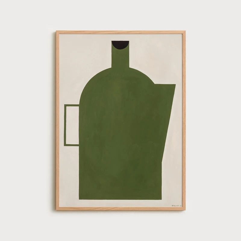 Silhouette of a vase