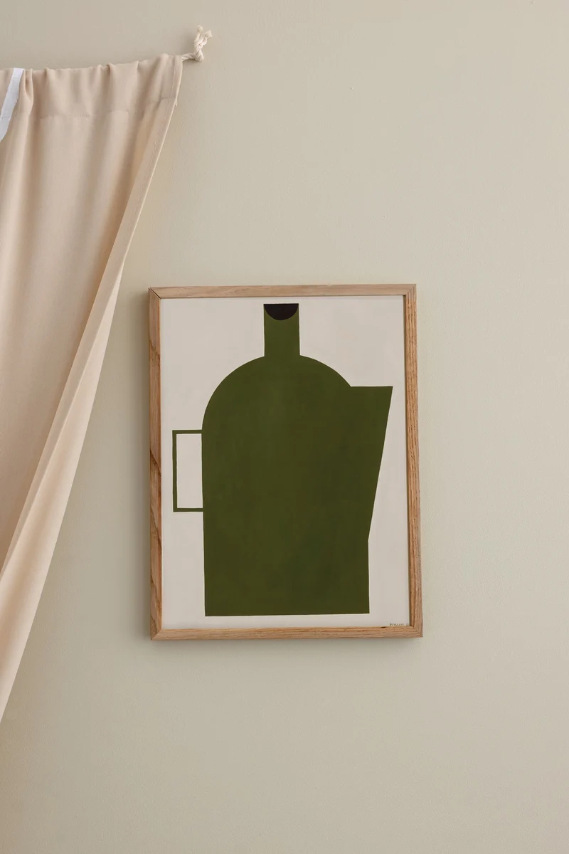 Silhouette of a vase