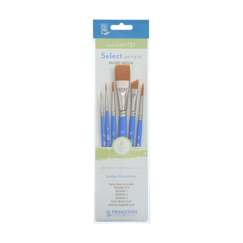 Set pennelli PRINCETON Select sintetici - set da 3 a 6 pezzi