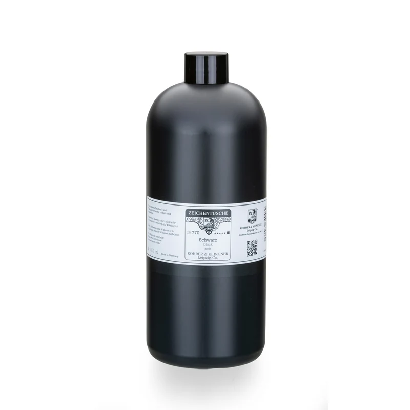 Rohrer & Klingner | Zeichentusche schwarz 1L