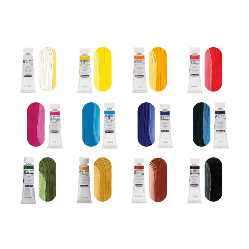 Schmincke | AKADEMIE Öl color Holzkasten 12 x 60ml