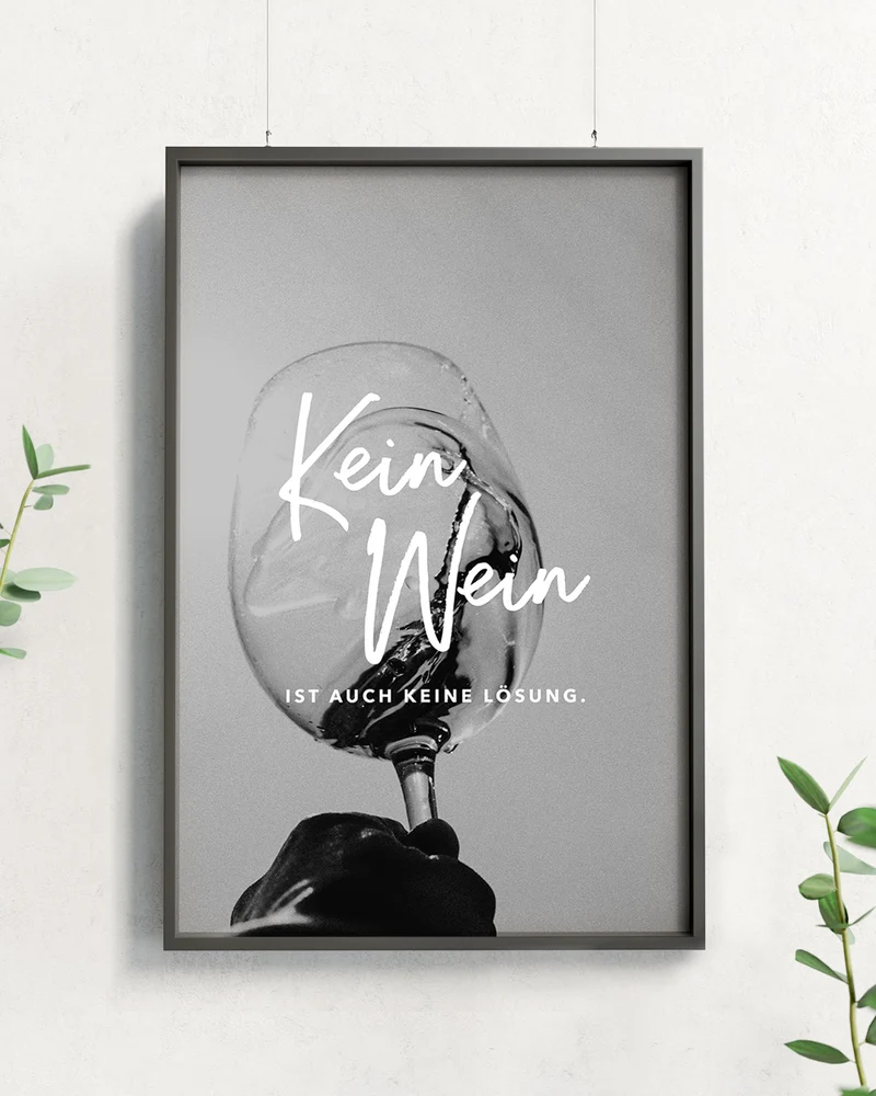 Kein Wein - Poster