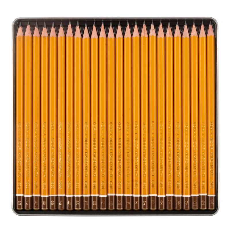 KOH-I-NOOR | Art Bleistifte Graphitstifte 24er Set Metallbox
