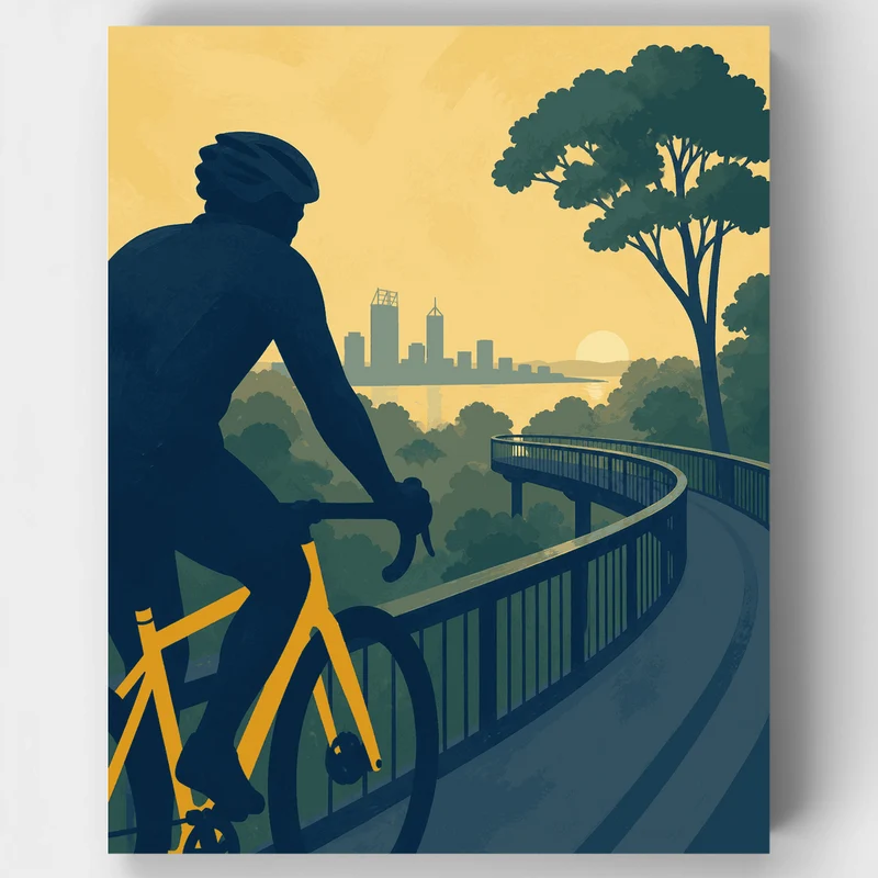 Kings Park Treetop Ride - Paint by Numbers Kit