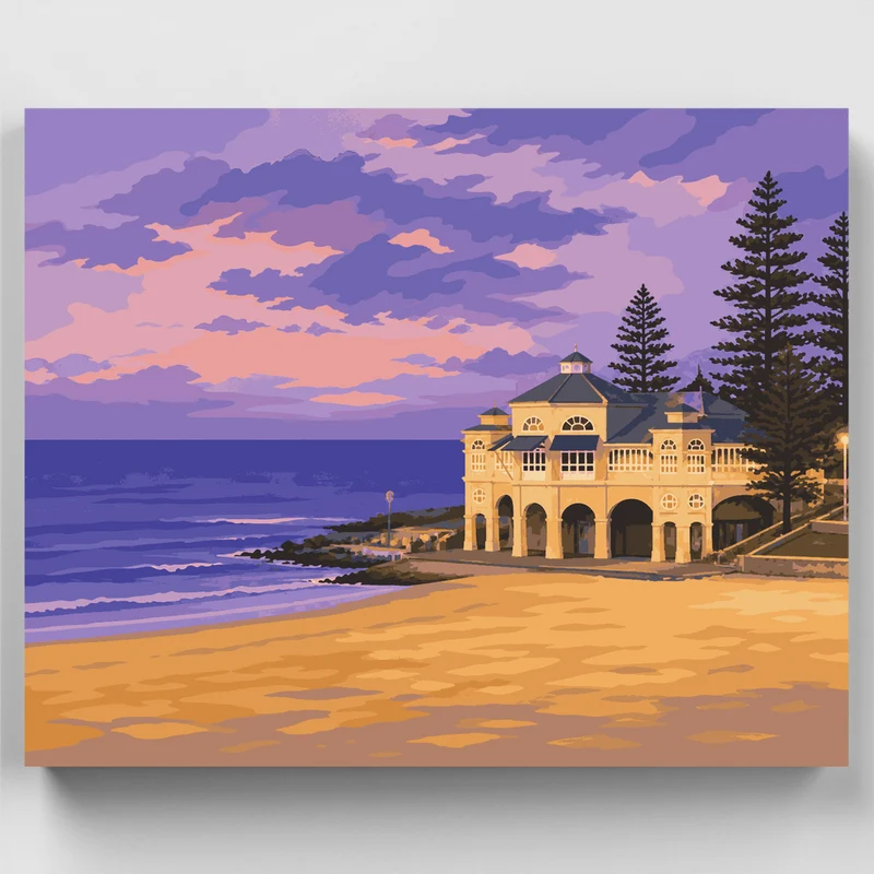 Cottesloe Beach Dusk - Paint by Numbers Kit