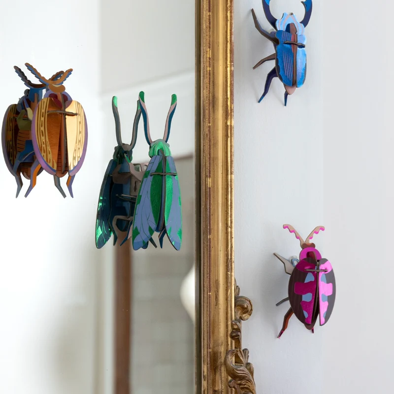 Wanddeko “Cuprum Beetle” | 3D Käfer Design | Studio Roof