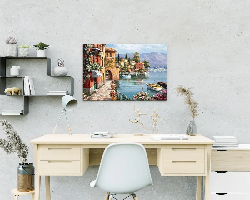 Diamond Painting Italienische Stadt