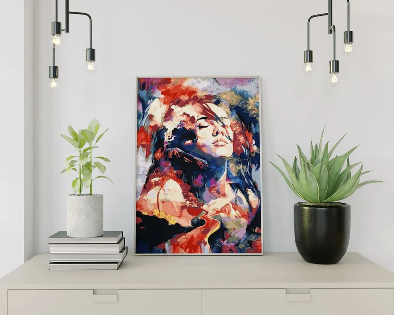 Diamond Painting Bunte Frau