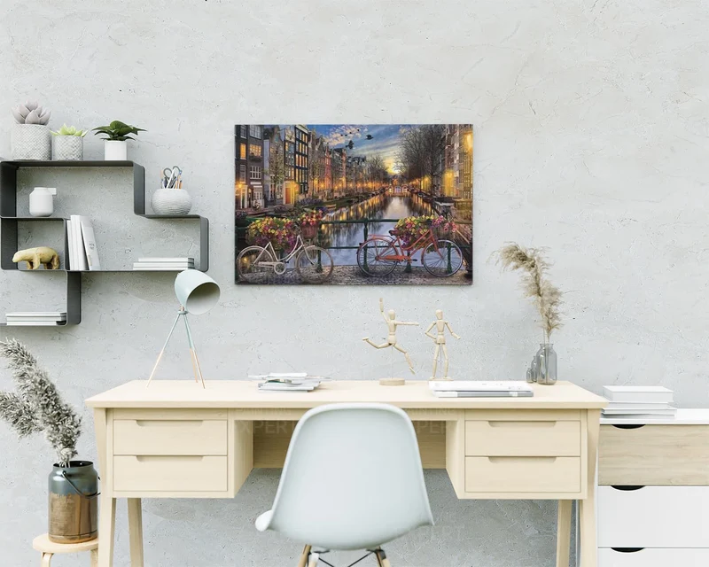 Diamond Painting Amsterdamer Kanäle