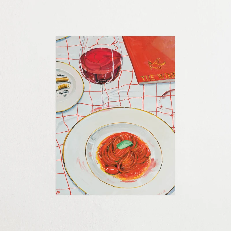 Dining in red