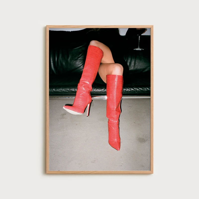 Put your heels on