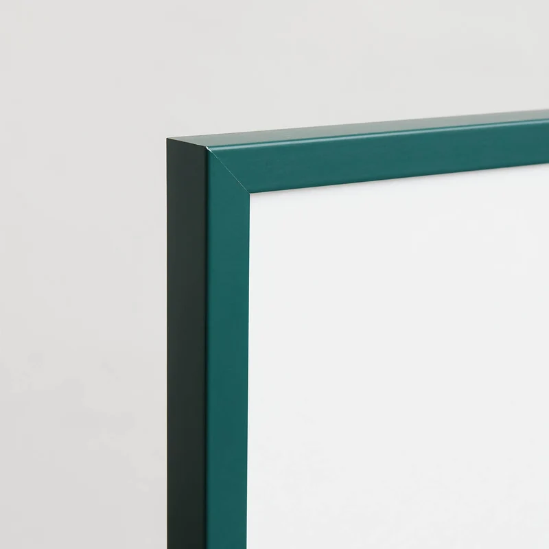 Green wooden frame
