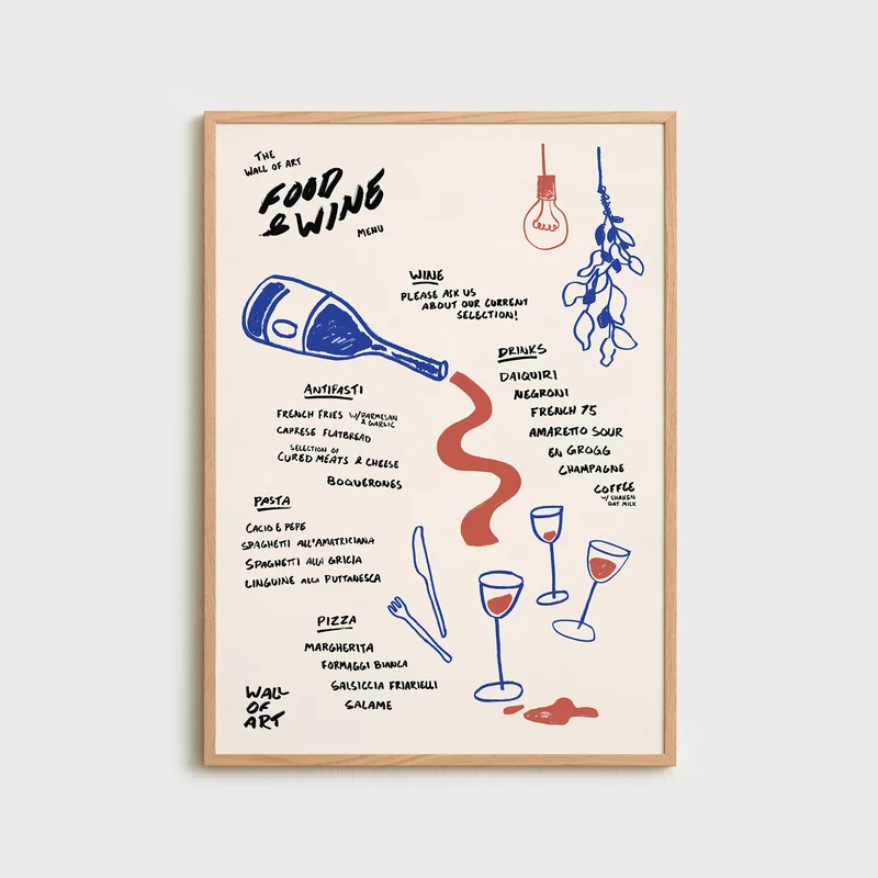 Food and Wine Menu