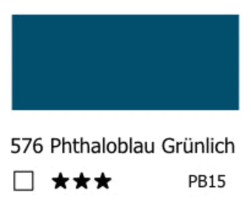 REMBRANDT Ölfarbe - 576 Phthaloblau Grünlich 40ml