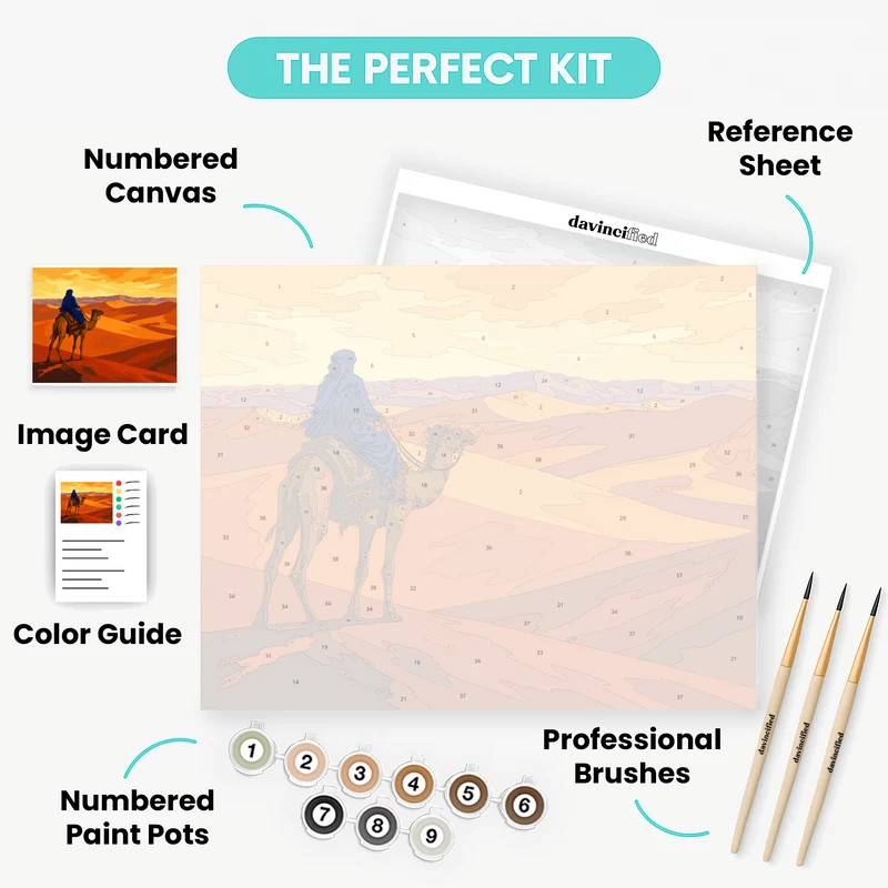 Negev Desert Crossing - Paint by Numbers Kit